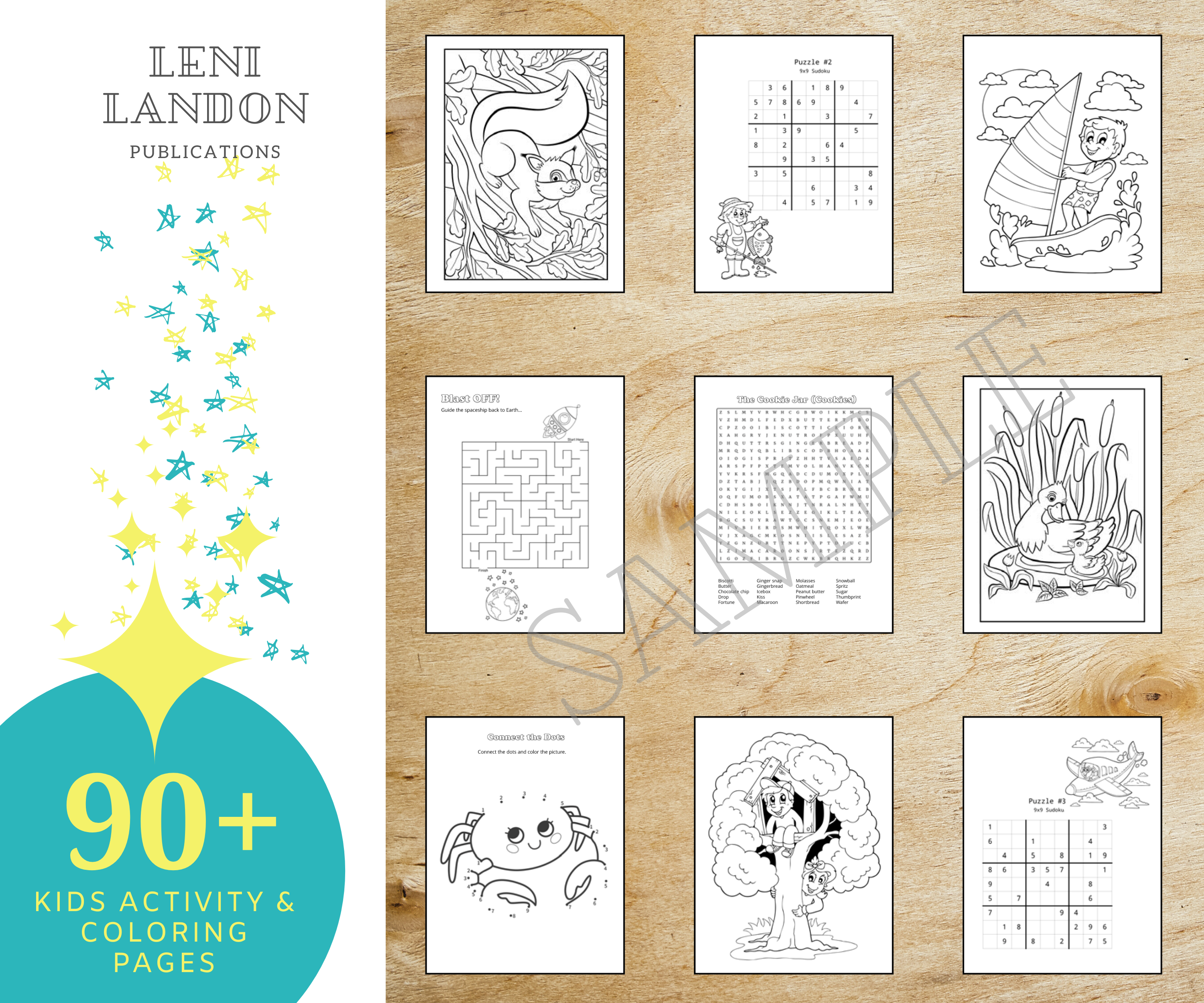 90+ Kids' Activities and Coloring Pages - Image 6