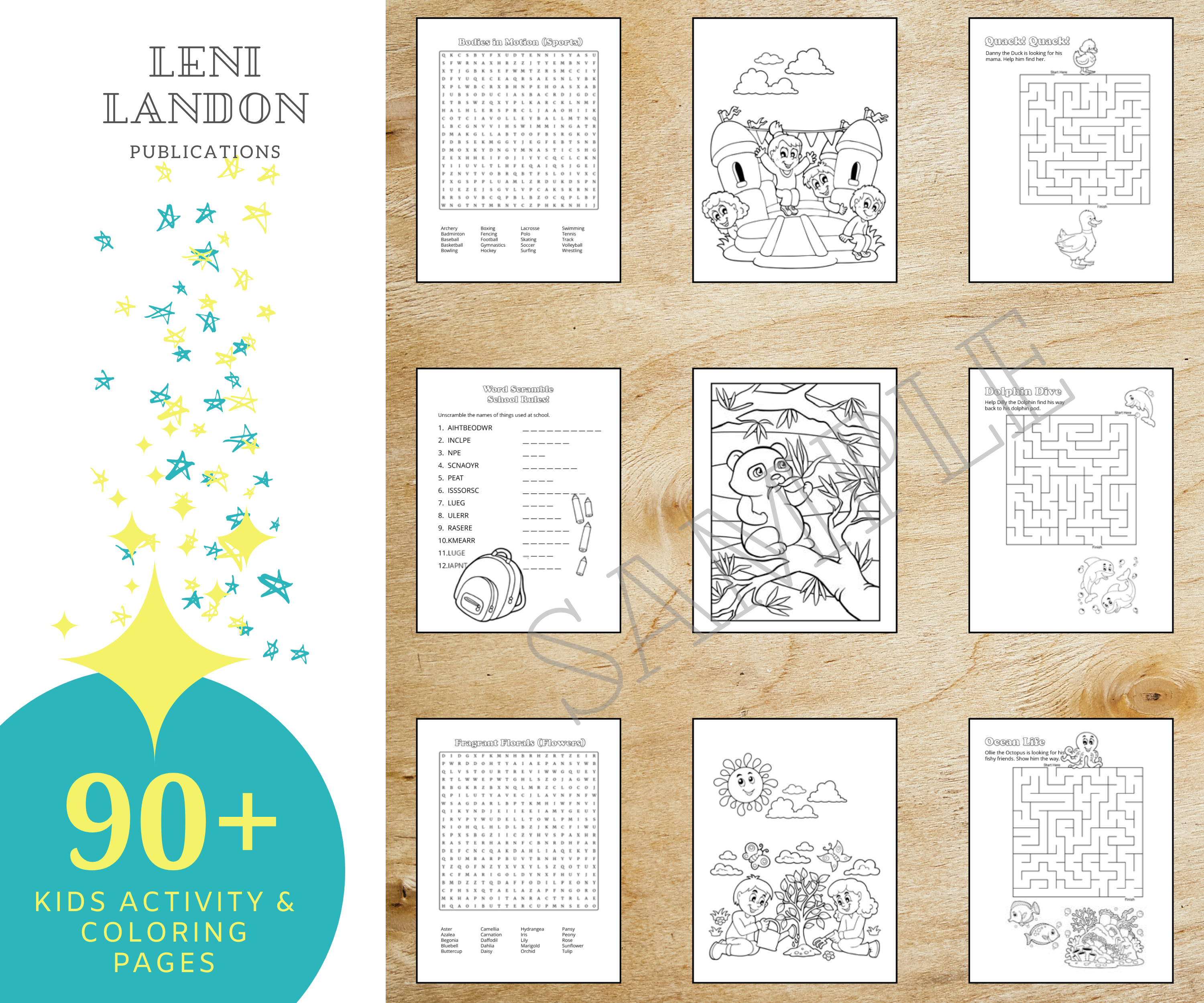 90+ Kids' Activities and Coloring Pages - Image 5