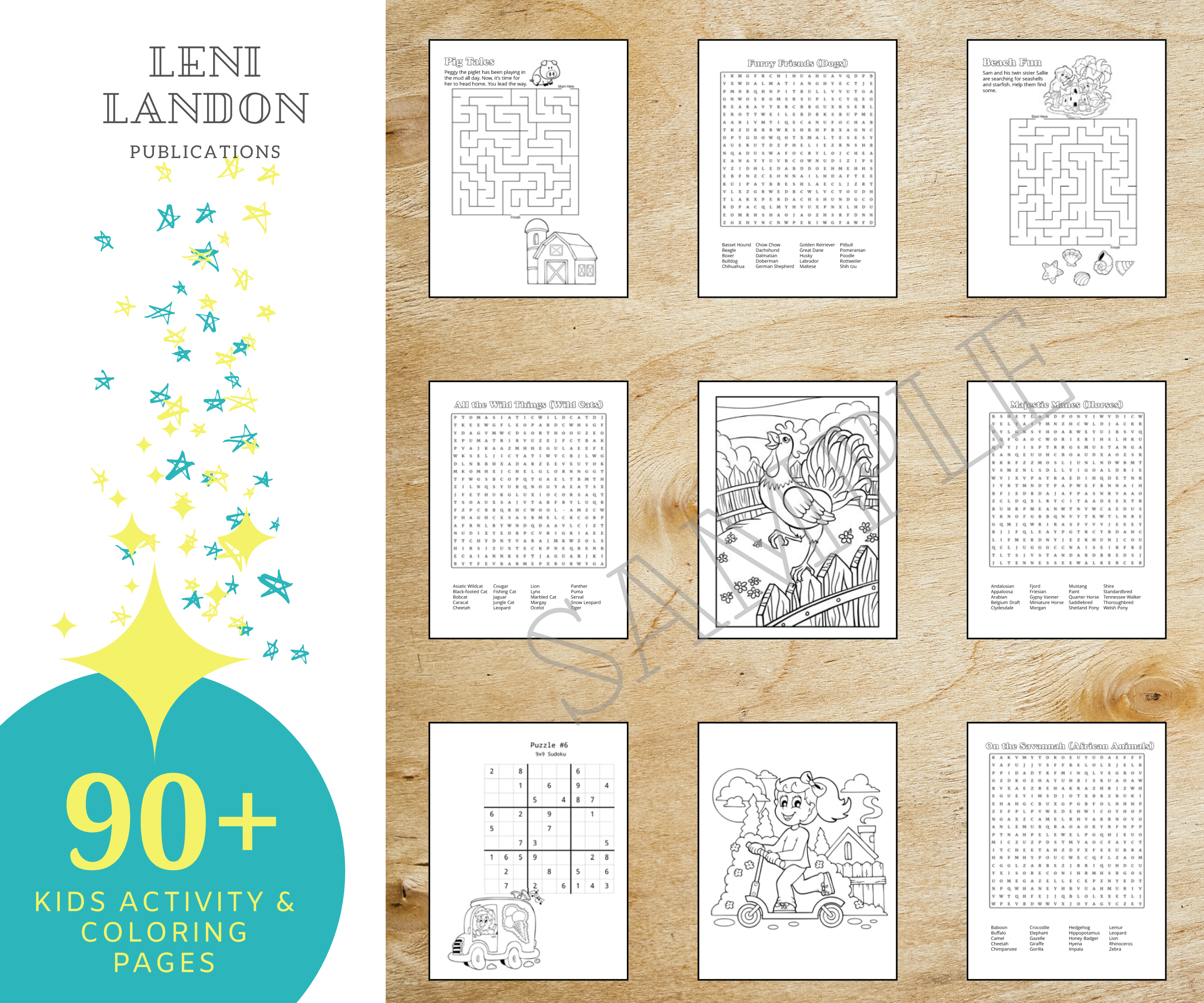 90+ Kids' Activities and Coloring Pages - Image 4