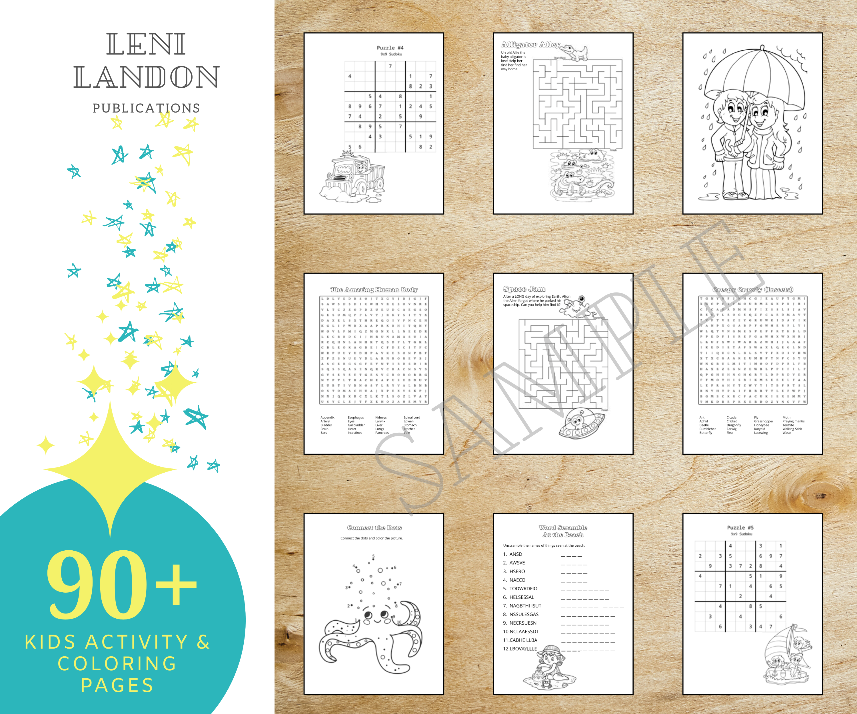 90+ Kids' Activities and Coloring Pages - Image 3