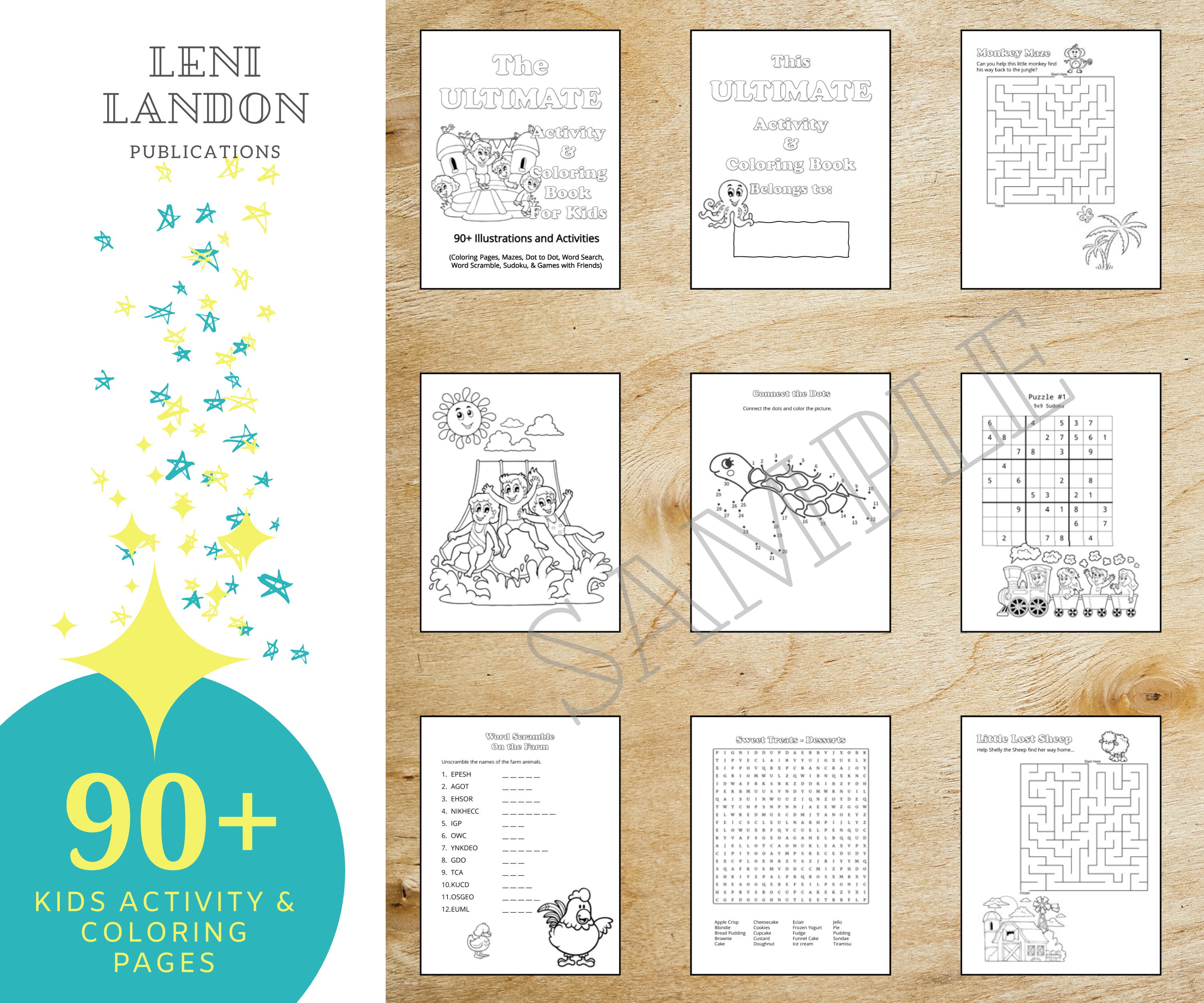 90+ Kids' Activities and Coloring Pages - Image 7