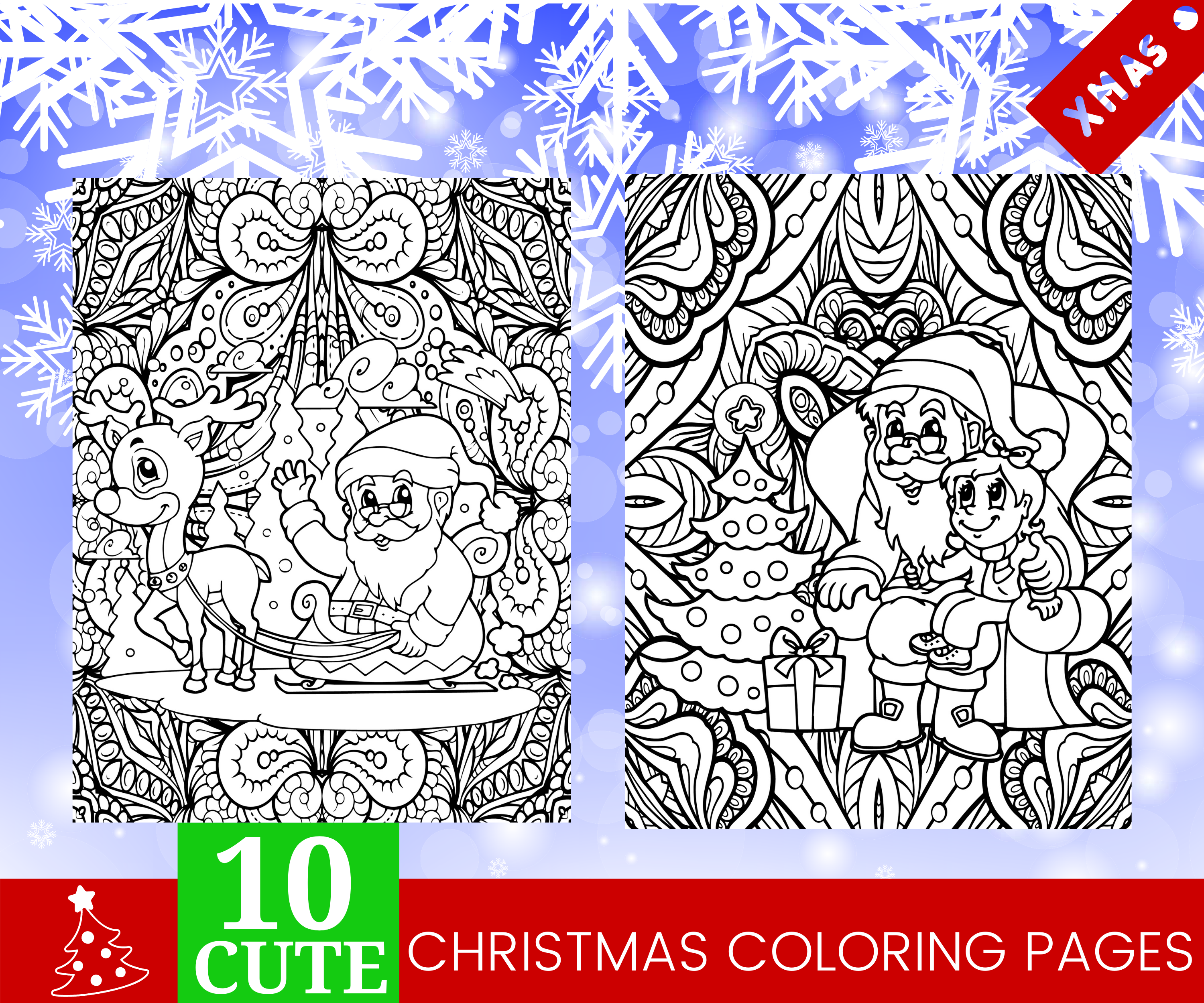 Christmas Coloring Pages - Image 5