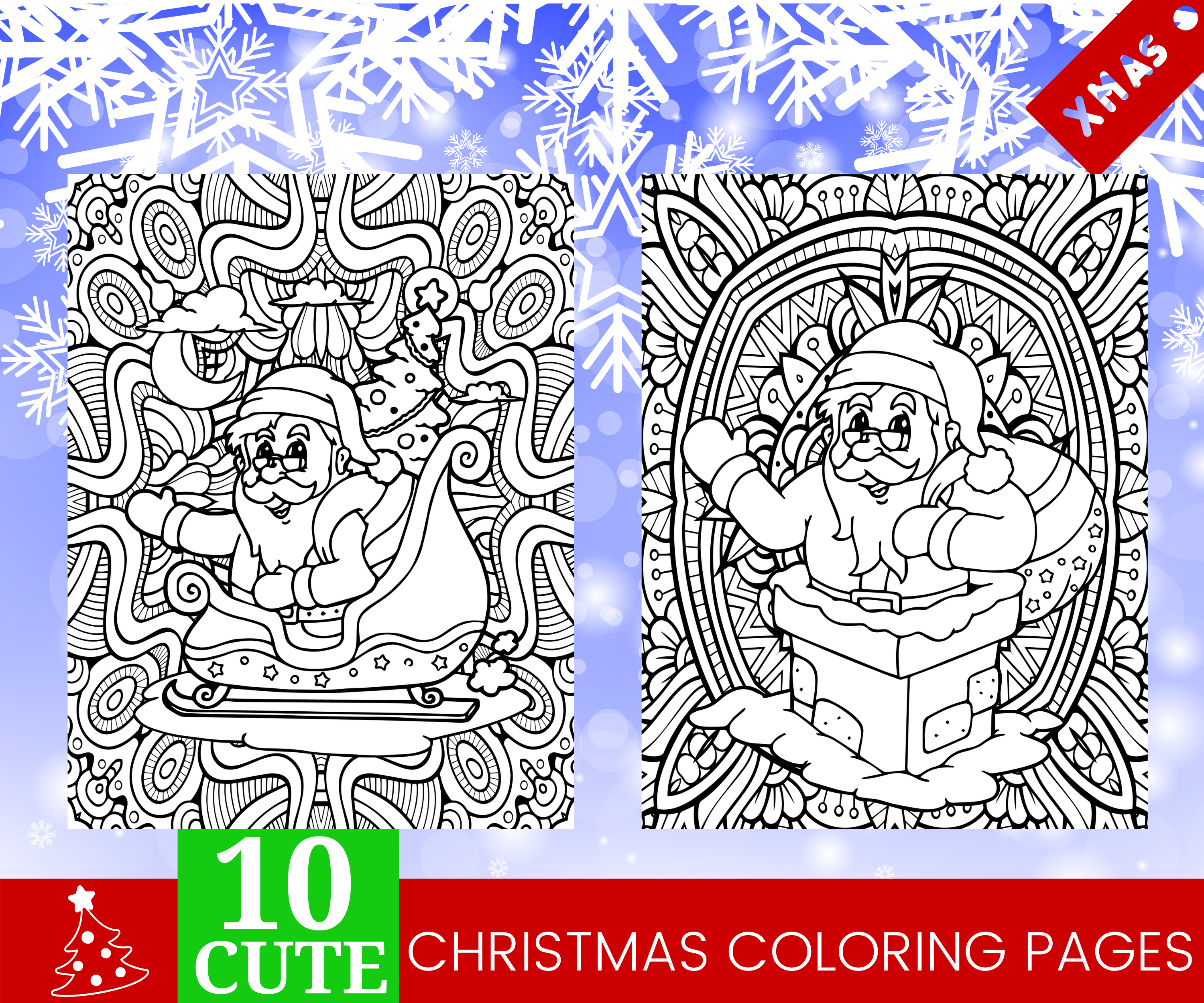 Christmas Coloring Pages - Image 4
