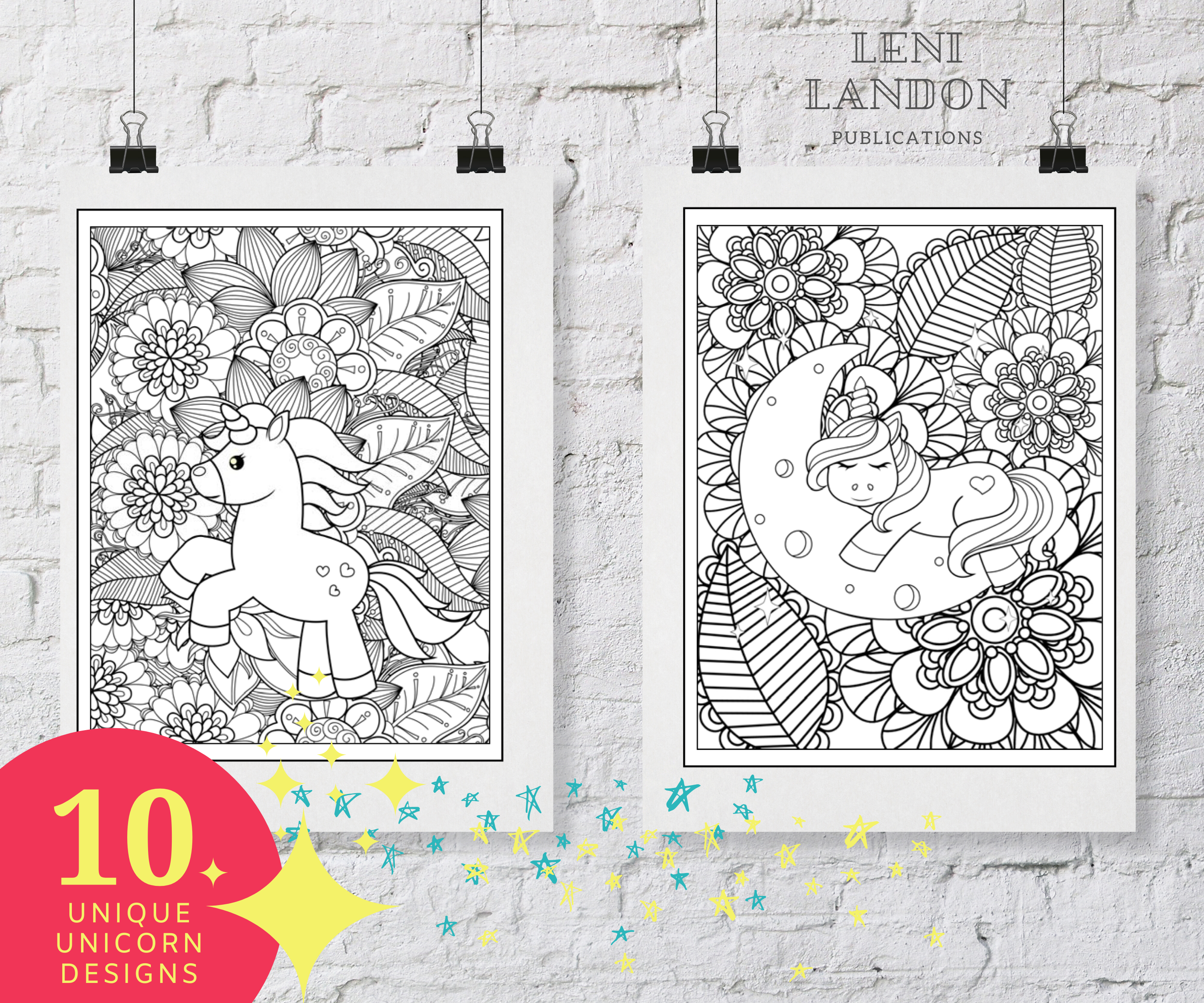 Unicorn Coloring Pages - Image 7