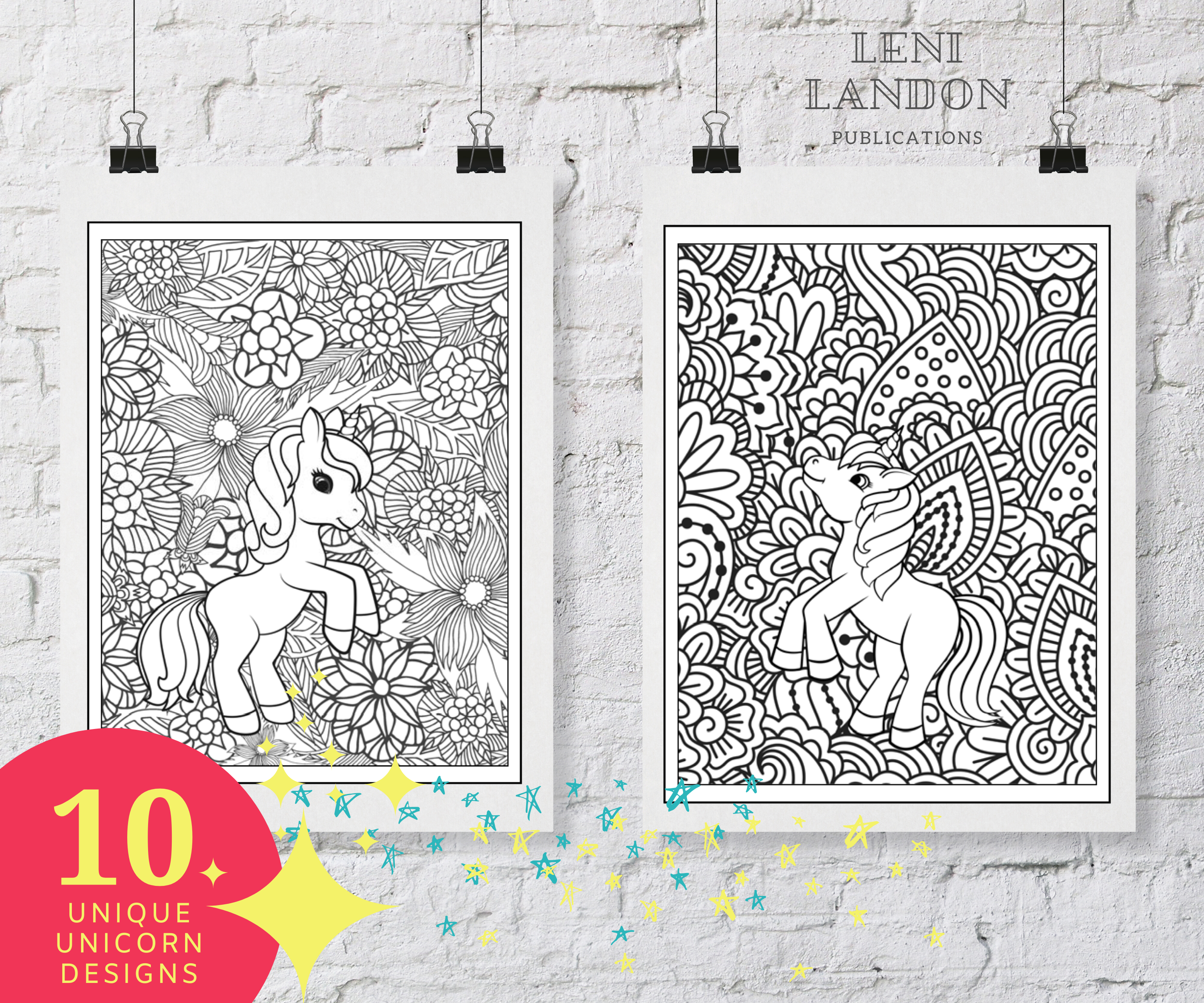 Unicorn Coloring Pages - Image 4
