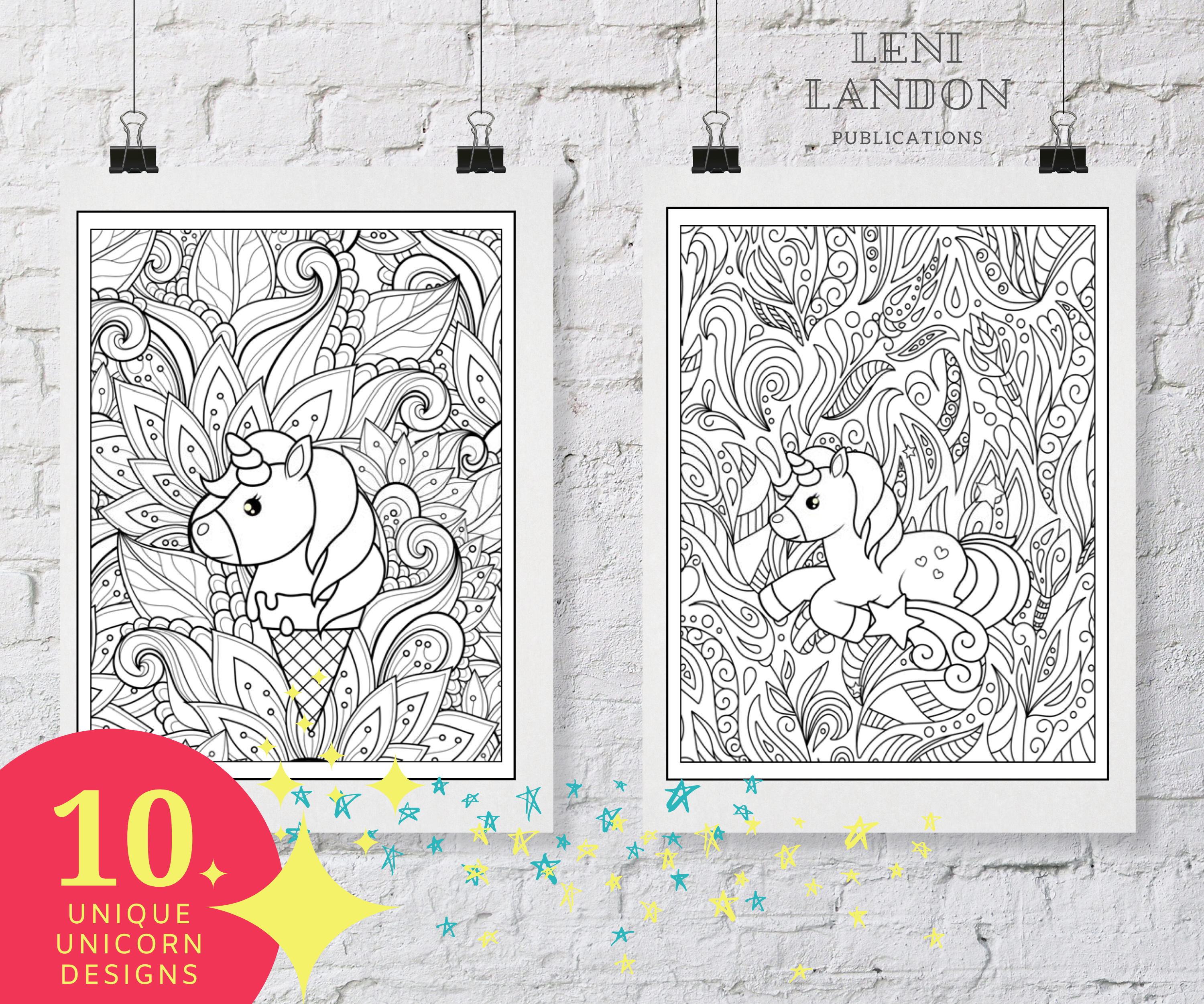 Unicorn Coloring Pages - Image 5