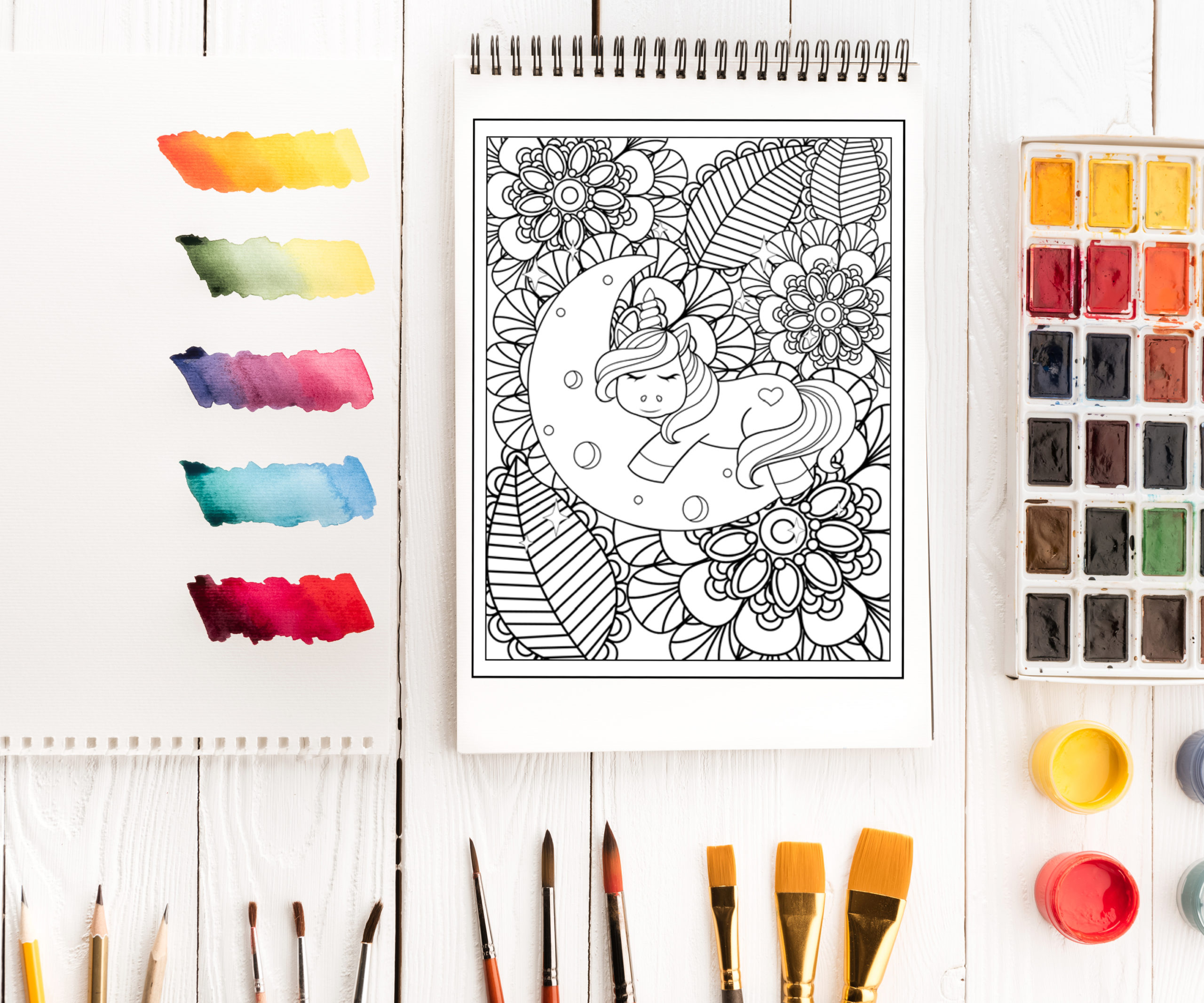 Unicorn Coloring Pages