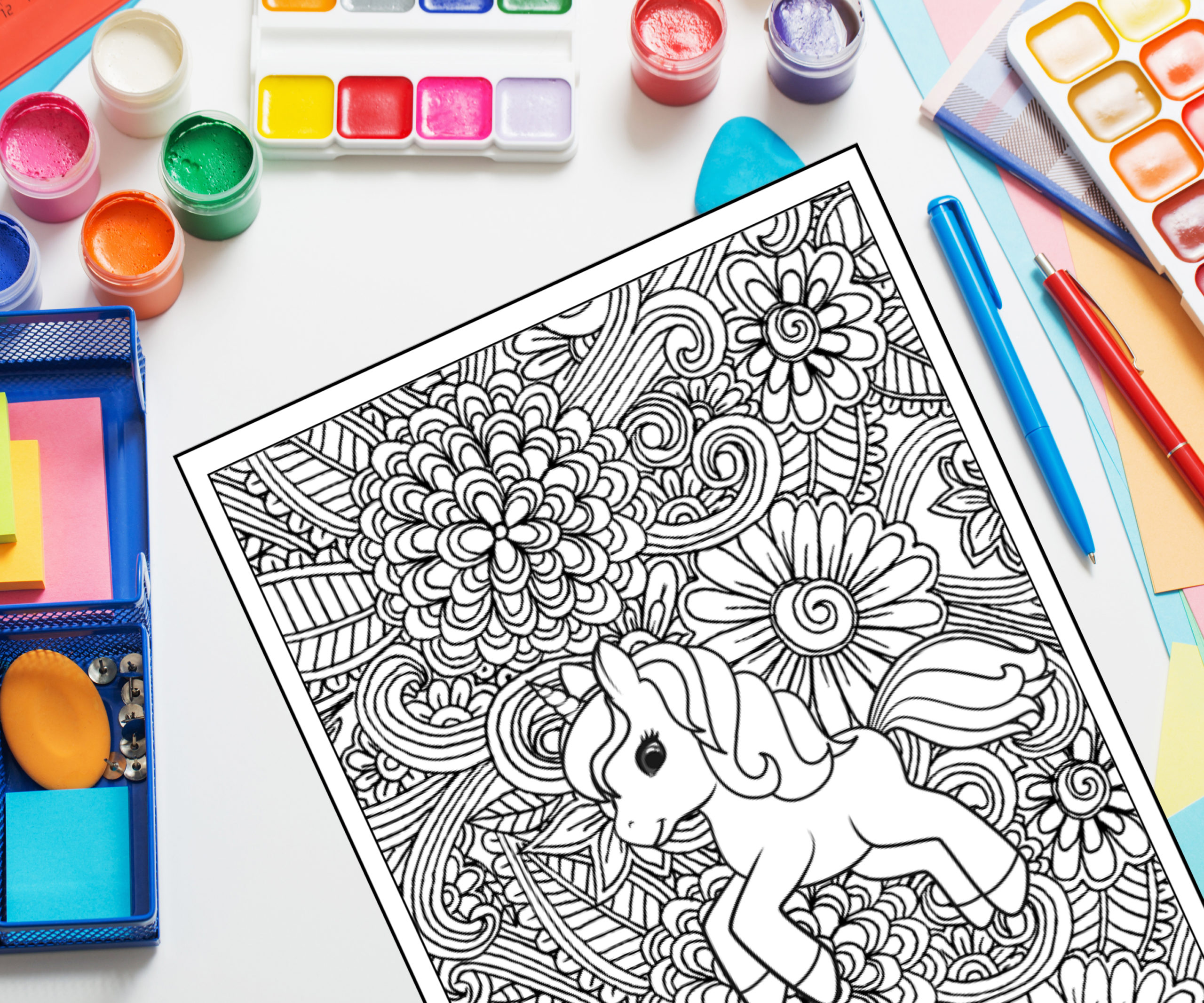 Unicorn Coloring Pages - Image 6