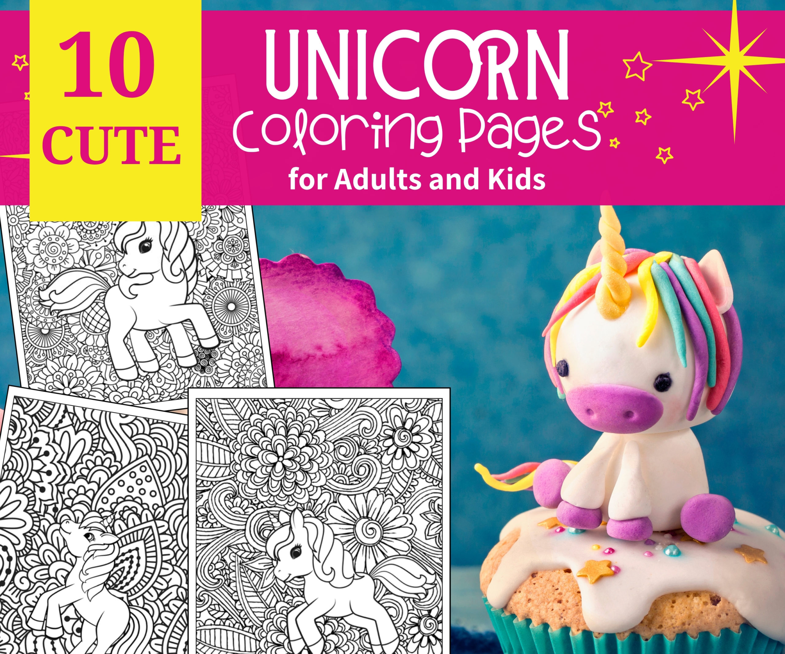 Unicorn Coloring Pages